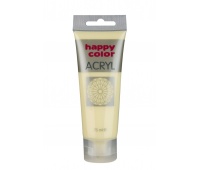 Farba akrylowa 75ml, jasnożółty limonkowy, Happy Color, Plastyka, Artykuły szkolne