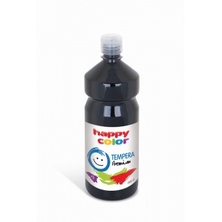 Farba Tempera Premium 1000ml, czarny, Happy Color, Plastyka, Artykuły szkolne