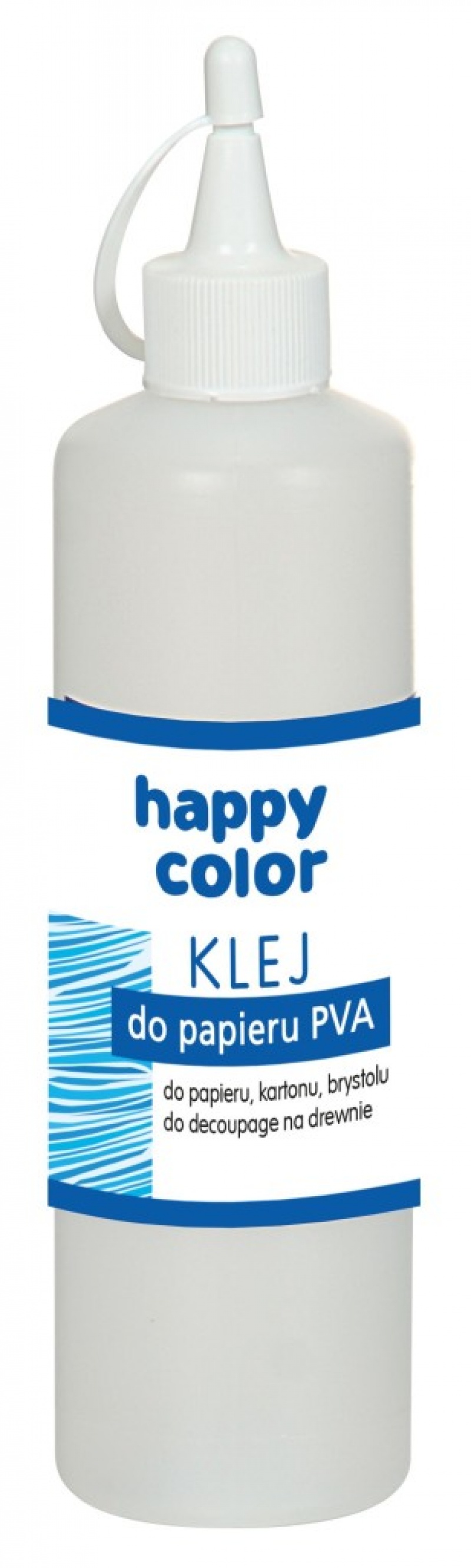 Klej do papieru PVA, butelka 250g, Happy Color, Kleje, Drobne akcesoria biurowe