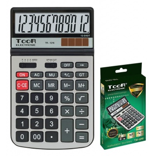 Kalkulator biurowy TOOR TR-1216 12-pozycyjny, Kalkulatory, Urządzenia i maszyny biurowe