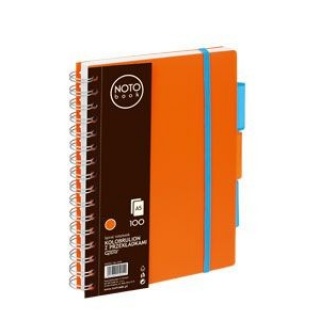 Kołobrulion Grand NOTO Book A5 100 pomarańczowy, Zeszyty, Artykuły szkolne