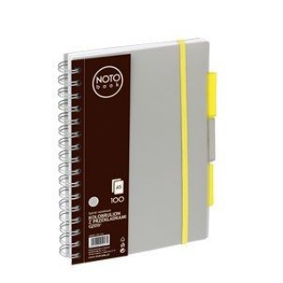Kołobrulion Grand NOTO Book A5 100 szary, Zeszyty, Artykuły szkolne