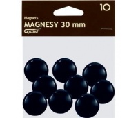 Magnes 30mm GRAND czarny, Bloki, magnesy, gąbki, spraye do tablic, Prezentacja