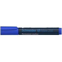 Permanent marker SHNEIDER Maxx 250, with chisel tip, blue
