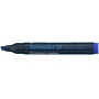 Marker permanentny SCHNEIDER Maxx 250, ścięty, 2-7mm, niebieski, Markery, Artykuły do pisania i korygowania