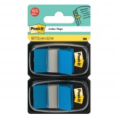 Zakładki indeksujące POST-IT® (680-B2EU), PP, 25,4x43,2mm, 2x50 kart., niebieskie, Zakładki indeksujące, Papier i etykiety