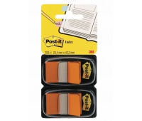 Post-it® Index Medium Flags, Orange Colour in dual pack, 50 sheets per pack