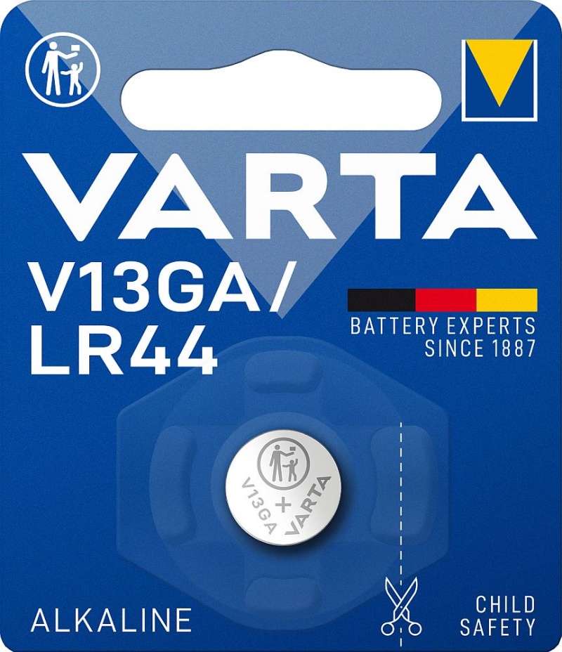 VARTA Bateria specjalistyczna V13GA/LR44 Bli1, Baterie, akumulatory i ładowarki, Urządzenia biurowe