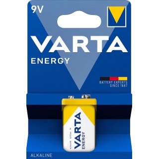 Bateria VARTA Longlife 9V LR09 Bli1, Baterie, akumulatory i ładowarki, Urządzenia biurowe