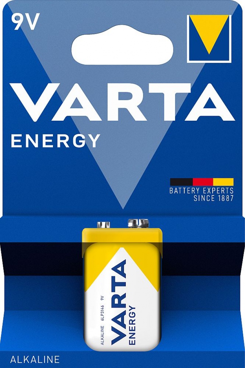 Bateria VARTA Longlife 9V LR09 Bli1, Baterie, akumulatory i ładowarki, Urządzenia biurowe