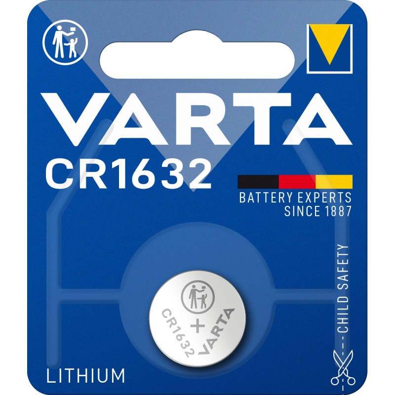 VARTA Bateria specjalistyczna CR1632 Bli1, Baterie, akumulatory i ładowarki, Urządzenia biurowe