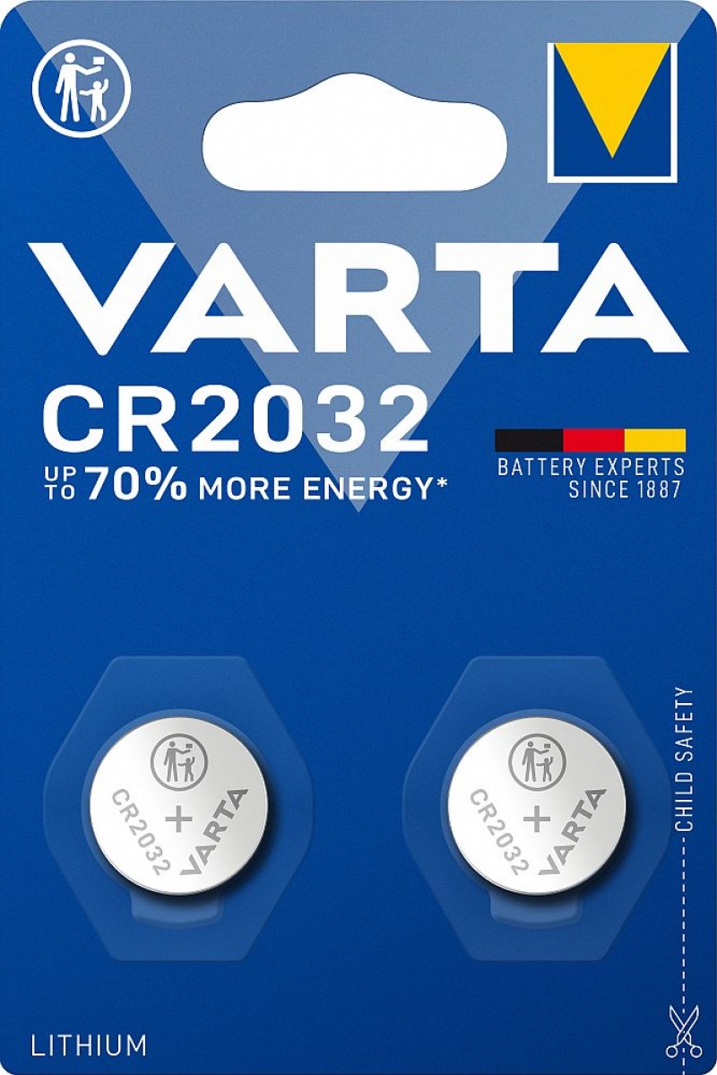 Baterie specjalistyczne VARTA CR2032 Bli2, Baterie, akumulatory i ładowarki, Urządzenia biurowe