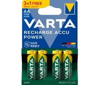 Akumulatorki VARTA Recharge Accu Power AA 2100 mAh Bli3+1, Baterie, akumulatory i ładowarki, Urządzenia biurowe