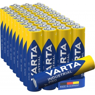 BATERIE ALKAL. LR-3 AAA VARTA INDUSTRIAL PRO 4szt, Baterie, akumulatory i ładowarki, Urządzenia biurowe