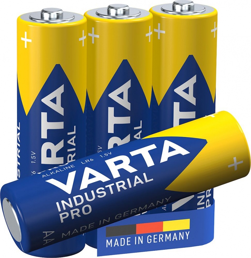 BATERIE ALKAL. LR-6 AA VARTA INDUSTRIAL PRO 4szt, Baterie, akumulatory i ładowarki, Urządzenia biurowe