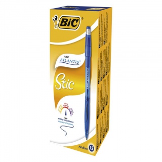 BIC Atlantis Stic Długopis niebieski 1 szt, Długopisy, Artykuły do pisania i korygowania