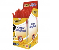 BIC Cristal Original Długopis czerwony 1 szt, Długopisy, Artykuły do pisania i korygowania