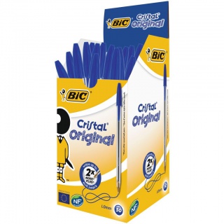 BIC Cristal Original Długopis niebieski 1 szt, Długopisy, Artykuły do pisania i korygowania