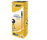 BIC Orange Original Fine Długopis czarny 1 szt, Długopisy, Artykuły do pisania i korygowania