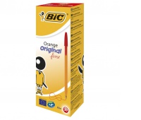 BIC Orange Original Fine Długopis czerwony 1 szt, Długopisy, Artykuły do pisania i korygowania