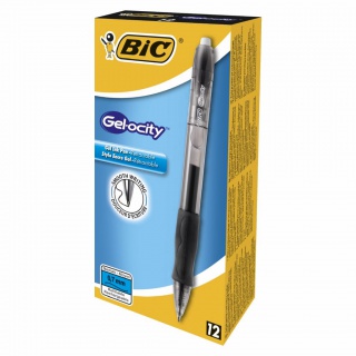 BIC Gel-ocity Długopis żelowy czarny 1 szt, Żelopisy, Artykuły do pisania i korygowania