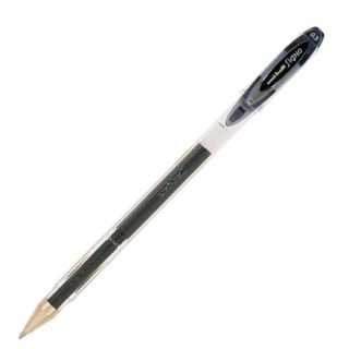 Długopis żelowy UM-120, czarny, Uni, Żelopisy, Artykuły do pisania i korygowania