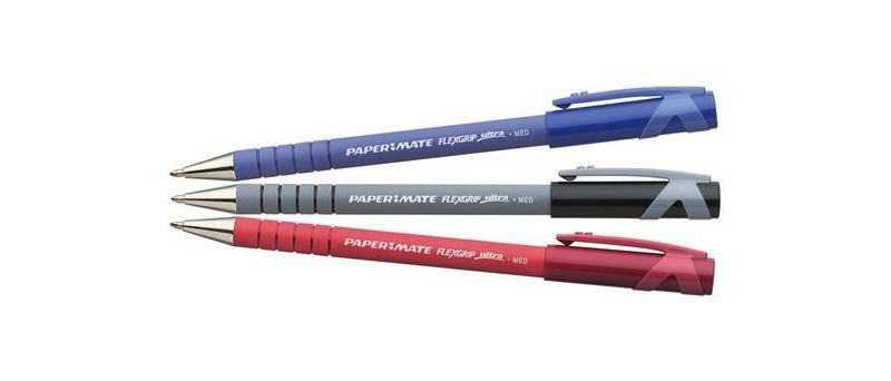 FLEXGRIP ULTRA CAP DŁUGOPIS NIEBIESKI M 1,0 1szt, Długopisy, Artykuły do pisania i korygowania