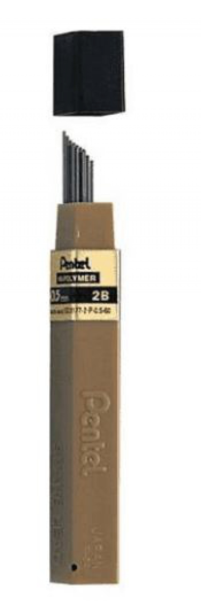GRAFITY OŁÓWKOWE PENTEL 2B 0.5 MM HI-POLYMER,, Ołówki, Artykuły do pisania i korygowania