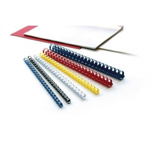 GRZBIETY PLASTIKOWE 10mm R.K. 100szt, Akcesoria do laminacji i bindowania, Prezentacja