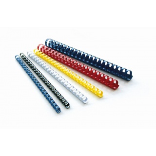 GRZBIETY PLASTIKOWE 32mm R.K. 50szt, Akcesoria do laminacji i bindowania, Prezentacja