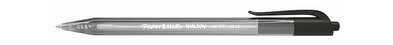 INKJOY 100 RT DŁUGOPIS CZARNY M 1,0 1szt, Długopisy, Artykuły do pisania i korygowania