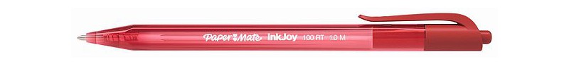 INKJOY 100 RT DŁUGOPIS CZERWONY M 1,0 1szt, Długopisy, Artykuły do pisania i korygowania