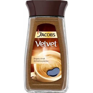 JABOBS VELVET INSTANT KAWA ROZPUSZCZALNA 200G, Herbata, kawa, Artykuły spożywcze