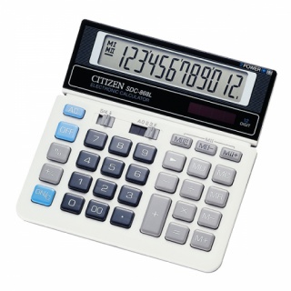 KALKULATOR CITIZEN BIUROWY SDC-868L 12-POZ., Kalkulatory, Urządzenia i maszyny biurowe