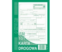 Karta drogowa - samochód osobowy, Druki, Papier i etykiety