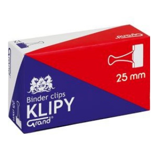 KLIP 25mm (1") GRAND 12szt, Klipy, Drobne akcesoria biurowe
