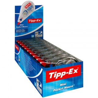 TIPP-EX Mini Pocket Mouse Korektor Pudełko 10szt, Korektory, Artykuły do pisania i korygowania