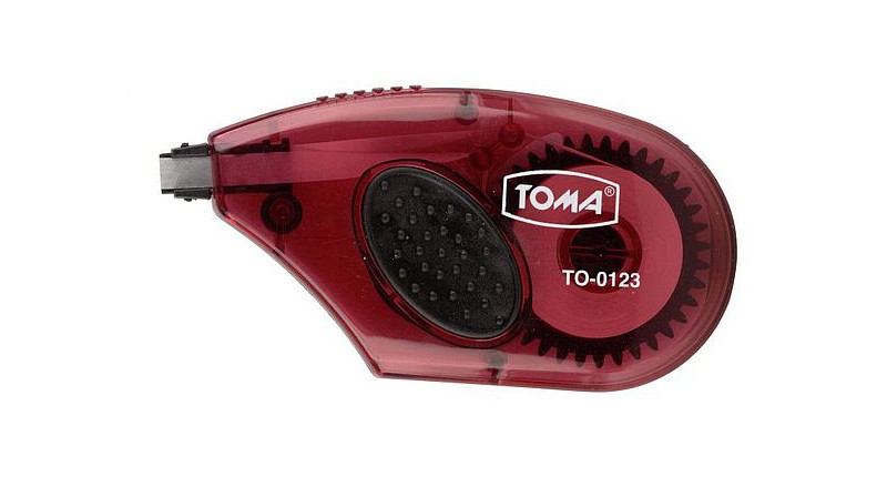 KOREKTOR W TAŚMIE TOMA 8m/5mm 0123, Korektory, Artykuły do pisania i korygowania