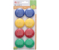 MAGNESY 40mm 8szt, Magnesy, gąbki, spraye do tablic, Prezentacja