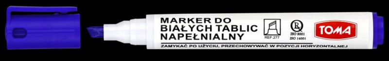 MARKER DO TABLIC SUCH. K.ŚCIĘTA NIEBIESKI, Markery, Artykuły do pisania i korygowania