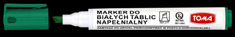 MARKER DO TABLIC SUCH. K.ŚCIĘTA ZIELONY, Markery, Artykuły do pisania i korygowania