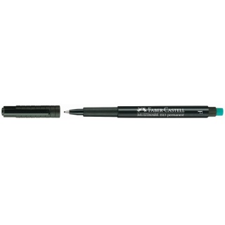 MULTIMARK OHP PERMANENTNY F CZARNY FABER-CASTELL, Markery, Artykuły do pisania i korygowania