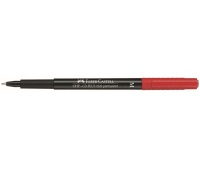 MULTIMARK OHP PERMANENTNY M CZERWONY FABER-CASTELL, Markery, Artykuły do pisania i korygowania