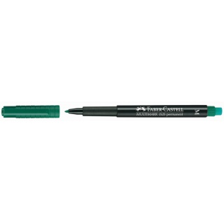 MULTIMARK OHP PERMANENTNY M ZIELONY FABER-CASTELL, Markery, Artykuły do pisania i korygowania