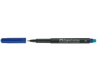 MULTIMARK OHP PERMANENTNY S NIEBIESKI FABER-CASTELL, Markery, Artykuły do pisania i korygowania