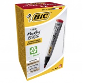 BIC Marking 2000 Ecolutions Marker czerwony okrągła końcówka 1 szt, Markery, Artykuły do pisania i korygowania
