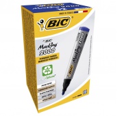 BIC Marking 2000 Ecolutions Marker niebieski okrągła końcówka 1 szt, Markery, Artykuły do pisania i korygowania