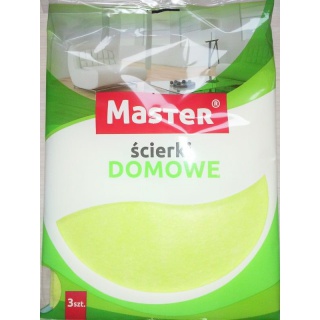 MASTER ŚCIERKA DOMOWA 3szt S-040, Akcesoria do sprzątania, Artykuły higieniczne i dozowniki