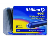 NABOJE PELIKAN KRÓTKIE TP 6szt CZARNE, Pióra, Artykuły do pisania i korygowania