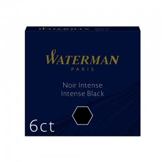 NABOJE WATERMAN INTL CZARNY 6szt S0110940, Pióra, Artykuły do pisania i korygowania
